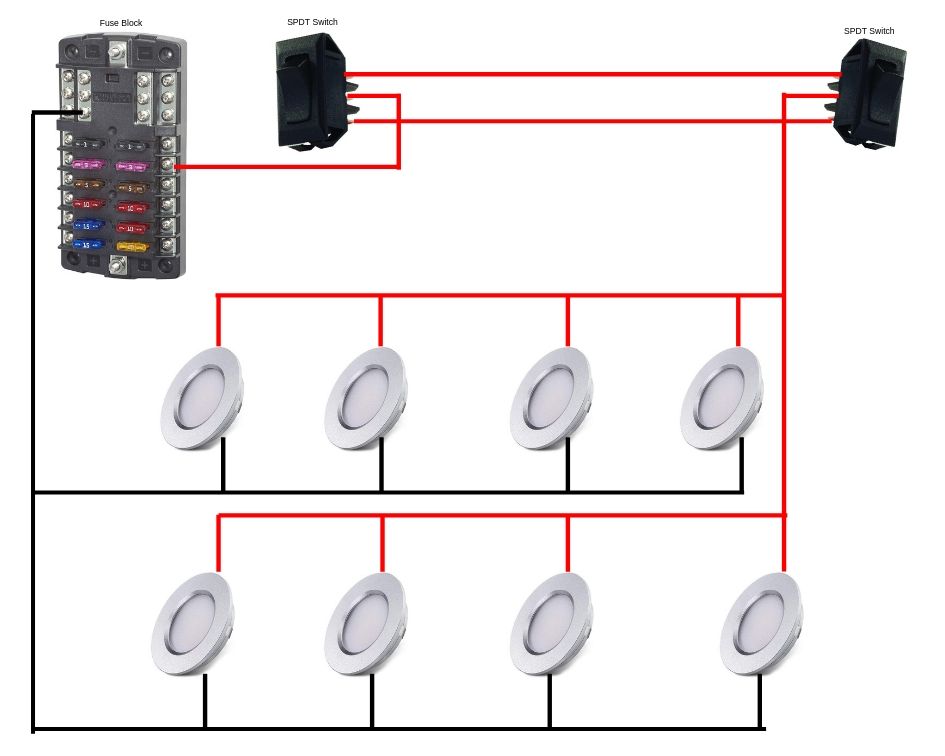 Wiring multiple recessed lights to one switch - mobilitygulu